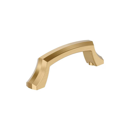 Amerock Hardware - Bellamy 3 inch (76mm) Center-to-Center Pull is finished in Champagne Bronze - BP36710CZ