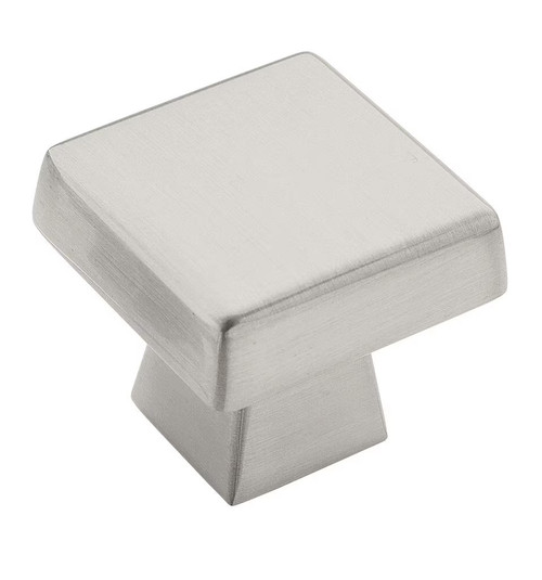 Amerock Hardware - Blackrock 1-1/2 inch (38mm) Length Knob is finished in Satin Nickel - BP55273G10