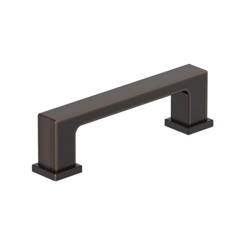 Amerock Hardware - Bridgeport 3 inch (76mm) Center-to-Center Pull is finished in Oil-Rubbed Bronze - BP37030ORB