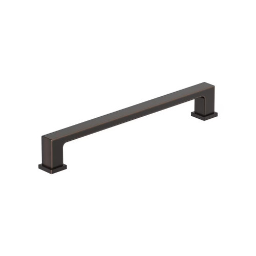 Amerock Hardware - Bridgeport 6-5/16 inch (160mm) Center-to-Center Pull is finished in Oil-Rubbed Bronze - BP37033ORB