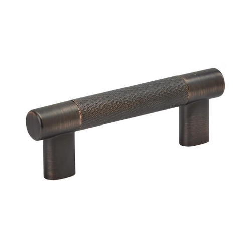 Amerock Hardware - Bronx 3 inch or 3-3/4 inch (76mm or 96mm) Center-to-Center Pull is finished in Oil-Rubbed Bronze - BP36557ORB