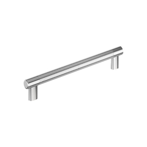 Amerock Hardware - Bronx 8 inch (203mm) Center-to-Center Pull is finished in Polished Chrome - BP3656226