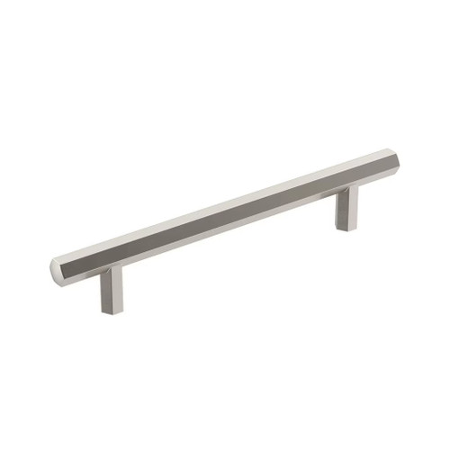 Amerock Hardware - Caliber 5-1/16 inch (128mm) Center-to-Center Pull is finished in Satin Nickel - BP36874G10