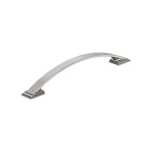 Amerock Hardware - Candler 7-9/16 inch (192mm) Center-to-Center Pull is finished in Satin Nickel - BP29350G10