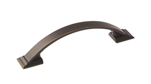 Amerock Hardware - Candler 3-3/4 inch (96mm) Center-to-Center Pull is finished in Venetian Bronze - BP29355VB