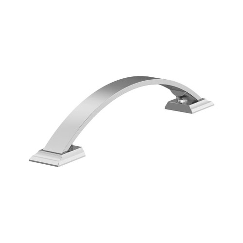 Amerock Hardware - Candler 5-1/16 inch (128mm) Center-to-Center Pull is finished in Polished Chrome - BP2936326