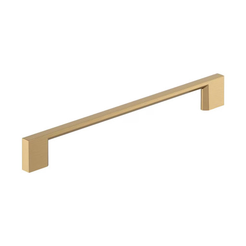 Amerock Hardware - Cityscape 7-9/16 inch (192mm) Center-to-Center Pull is finished in Champagne Bronze - BP37134CZ