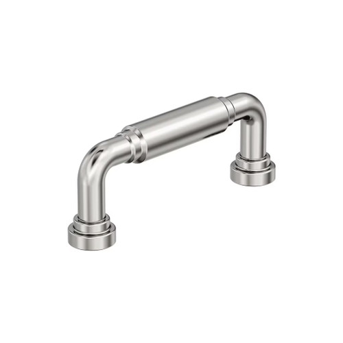 Amerock Hardware - Coble 3 inch (76mm) Center-to-Center Pull is finished in Polished Nickel - BP37661PN