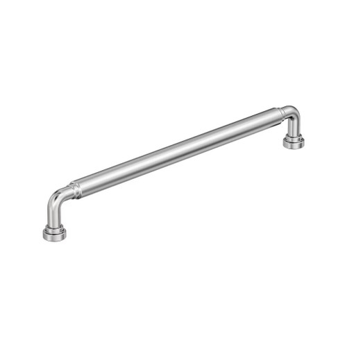 Amerock Hardware - Coble 10-1/16 inch (256mm) Center-to-Center Pull is finished in Polished Chrome - BP3766726
