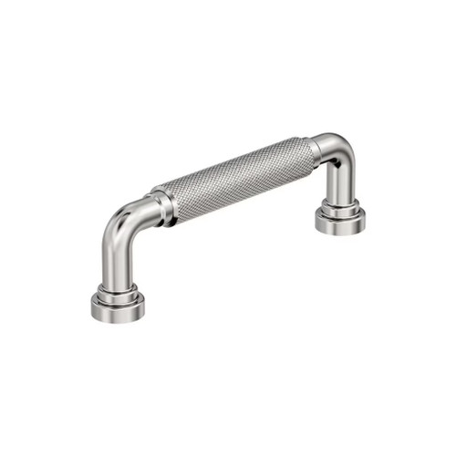 Amerock Hardware - Collet 3-3/4 inch (96mm) Center-to-Center Pull is finished in Polished Nickel - BP37682PN