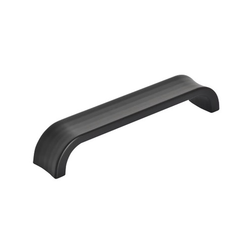 Amerock Hardware - Concentric 5-1/16 inch (128mm) Center-to-Center Pull is finished in Matte Black - BP36813MB