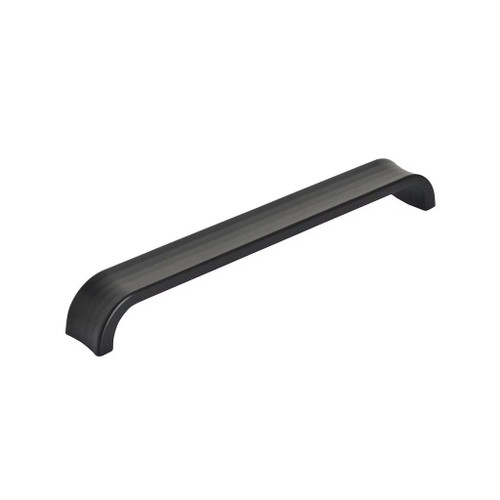 Amerock Hardware - Concentric 7-9/16 inch (192mm) Center-to-Center Pull is finished in Matte Black - BP36815MB