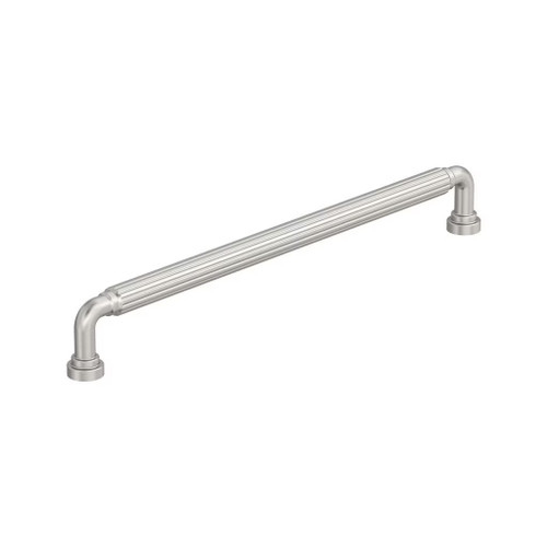 Amerock Hardware - Cowrie 10-1/16 inch (256mm) Center-to-Center Pull is finished in Satin Nickel - BP37707G10