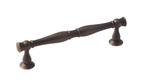 Amerock Hardware - Crawford 5-1/16 inch (128mm) Center-to-Center Pull is finished in Oil-Rubbed Bronze - BP36594ORB