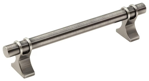 Amerock Hardware - Davenport 5-1/16 inch (128mm) Center-to-Center Pull is finished in Gunmetal - BP36606GM