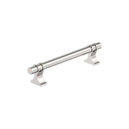 Amerock Hardware - Davenport 5-1/16 inch (128mm) Center-to-Center Pull is finished in Polished Nickel - BP36606PN