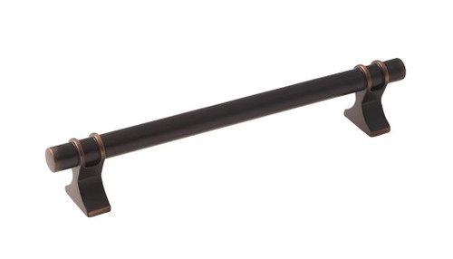 Amerock Hardware - Davenport 6-5/16 inch (160mm) Center-to-Center Pull is finished in Oil-Rubbed Bronze - BP36607ORB