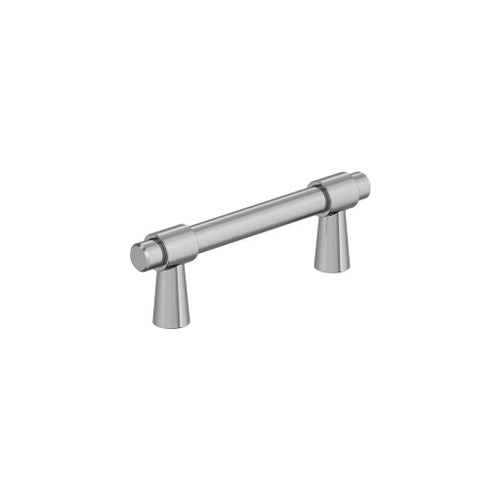 Amerock Hardware - Destine 3 inch (76mm) Center-to-Center Pull is finished in Polished Chrome - BP3737026