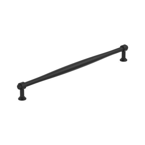 Amerock Hardware - Enlivity 18 inch (457mm) Center-to-Center Appliance Pull is finished in Matte Black - BP37730MB
