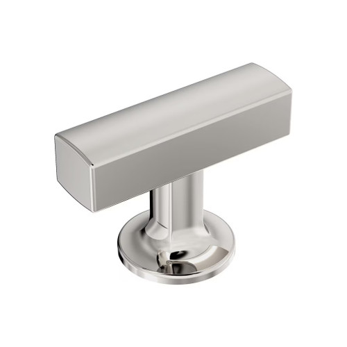 Amerock Hardware - Everett 1-3/4 inch (44mm) Length Knob is finished in Polished Nickel - BP37100PN