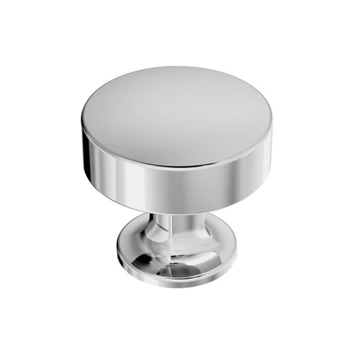 Amerock Hardware - Everett 1-5/16 inch (33mm) Diameter Knob is finished in Polished Chrome - BP3710226