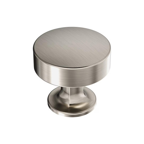 Amerock Hardware - Everett 1-5/16 inch (33mm) Diameter Knob is finished in Satin Nickel - BP37102G10