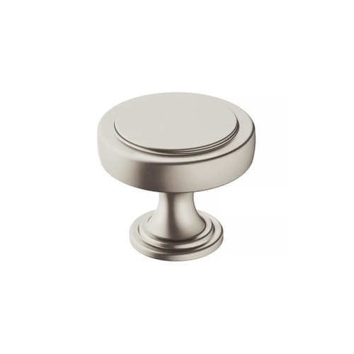 Amerock Hardware - Exceed 1-1/2 inch (38mm) Diameter Knob is finished in Satin Nickel - BP36880G10