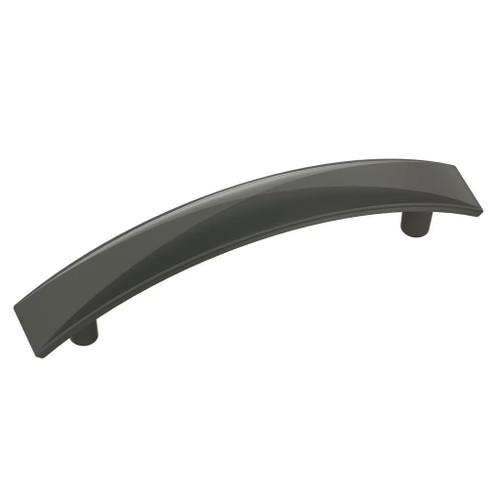 Amerock Hardware - Extensity 3-3/4 inch (96mm) Center-to-Center Pull is finished in Matte Black - BP29385FB