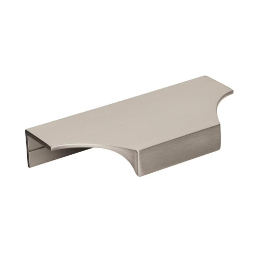 Amerock Hardware - Extent 4-9/16 inch (116mm) Center-to-Center Edge Pull is finished in Satin Nickel - BP36751G10
