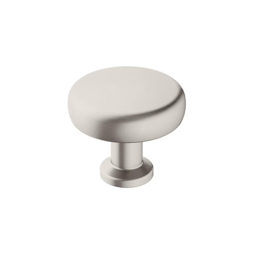 Amerock Hardware - Factor 1-1/4 inch (32mm) Diameter Knob is finished in Satin Nickel - BP36780G10
