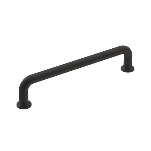 Amerock Hardware - Factor 5-1/16 inch (128mm) Center-to-Center Pull is finished in Matte Black - BP36782FB