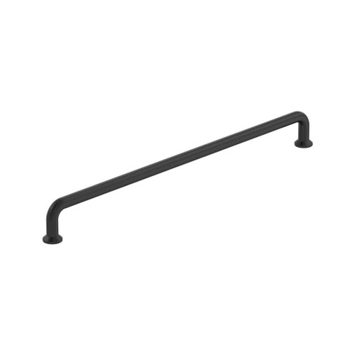 Amerock Hardware - Factor 12-5/8 inch (320mm) Center-to-Center Pull is finished in Matte Black - BP36966FB