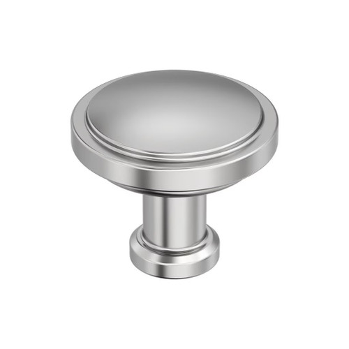 Amerock Hardware - Faircrest 1-1/4 inch (32mm) Diameter Knob is finished in Polished Chrome - BP3746026