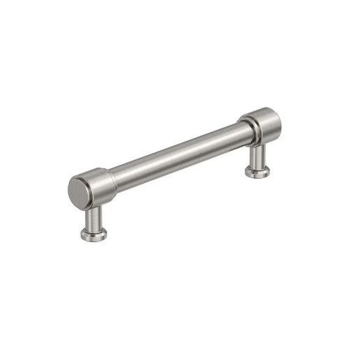 Amerock Hardware - Faircrest 5-1/16 inch (128mm) Center-to-Center Pull is finished in Satin Nickel - BP37464G10