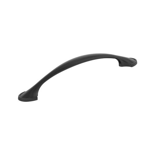 Amerock Hardware - Fairfield 5-1/16 inch (128mm) Center-to-Center Pull is finished in Matte Black - BP37221FB