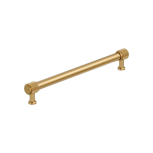 Amerock Hardware - Farewind 8-13/16 inch (224mm) Center-to-Center Pull is finished in Champagne Bronze - BP37807CZ