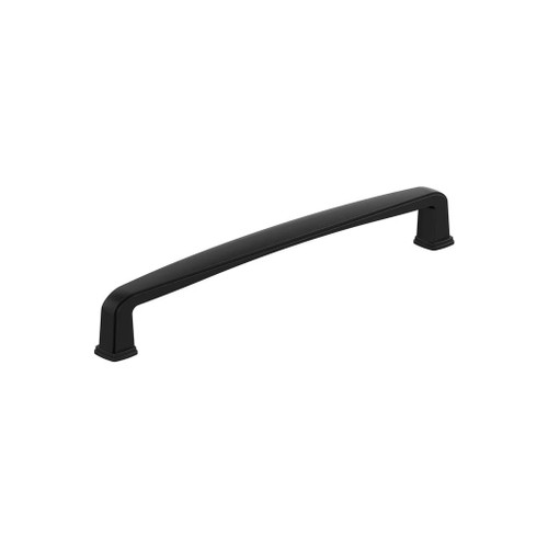 Amerock Hardware - Franklin 6-5/16 inch (160mm) Center-to-Center Pull is finished in Matte Black - BP37053MB