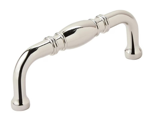 Amerock Hardware - Granby 3 inch (76mm) Center-to-Center Pull is finished in Polished Nickel - BP53013PN