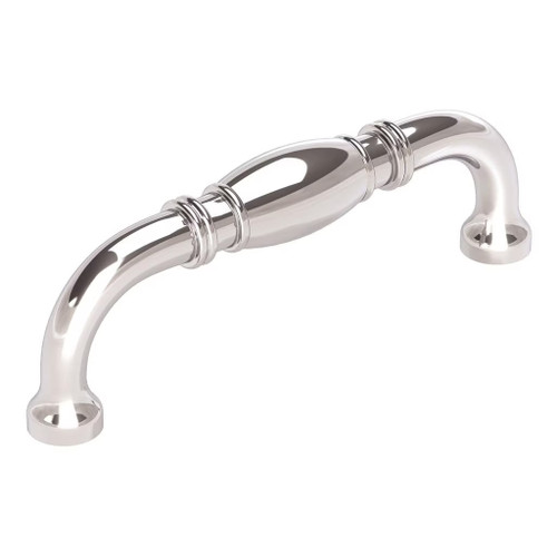 Amerock Hardware - Granby 3-3/4 inch (96mm) Center-to-Center Pull is finished in Polished Chrome - BP5524326