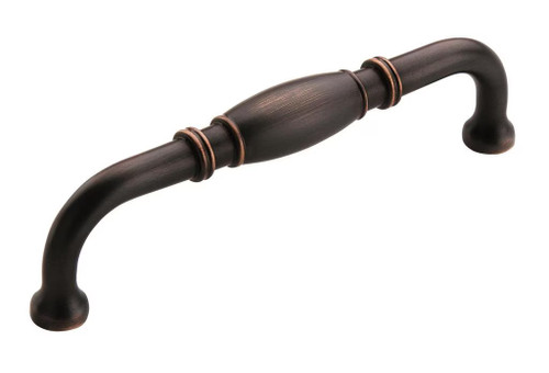 Amerock Hardware - Granby 5-1/16 inch (128mm) Center-to-Center Pull is finished in Oil-Rubbed Bronze - BP55244ORB