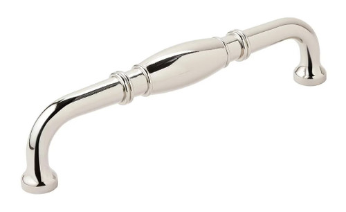 Amerock Hardware - Granby 6-5/16 inch (160mm) Center-to-Center Pull is finished in Polished Nickel - BP55245PN