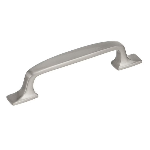 Amerock Hardware - Highland Ridge 3-3/4 inch (96mm) Center-to-Center Pull is finished in Satin Nickel - BP55317G10