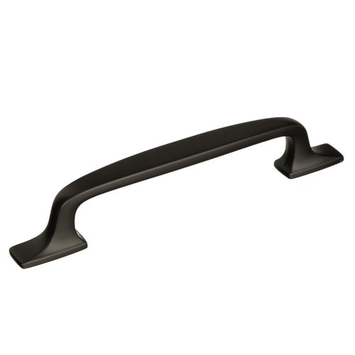 Amerock Hardware - Highland Ridge 5-1/16 inch (128mm) Center-to-Center Pull is finished in Black Bronze - BP55319BBR