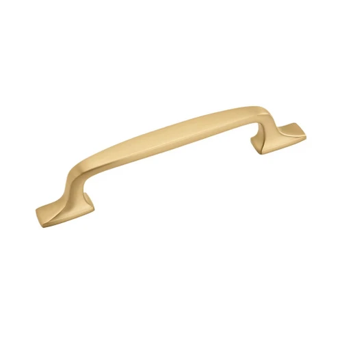 Amerock Hardware - Highland Ridge 5-1/16 inch (128mm) Center-to-Center Pull is finished in Champagne Bronze - BP55319CZ