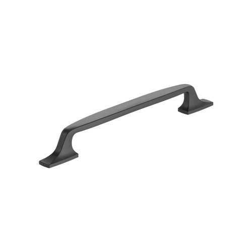 Amerock Hardware - Highland Ridge 7-9/16 inch (192mm) Center-to-Center Pull is finished in Black Bronze - BP55327BBR