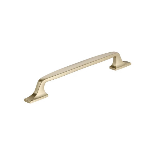 Amerock Hardware - Highland Ridge 7-9/16 inch (192mm) Center-to-Center Pull is finished in Golden Champagne - BP55327BBZ
