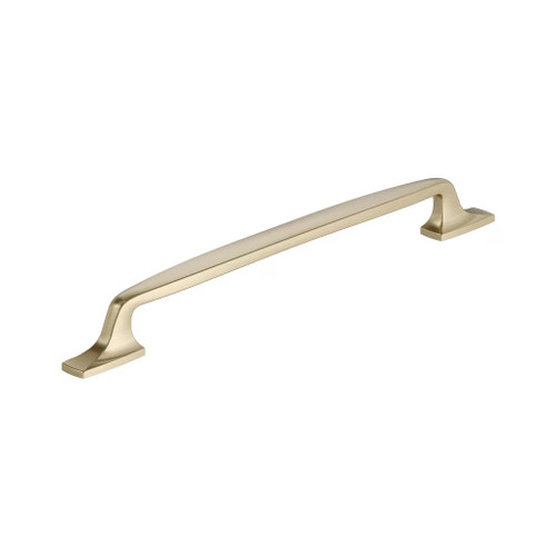 Amerock Hardware - Highland Ridge 10-1/16 inch (256mm) Center-to-Center Pull is finished in Golden Champagne - BP55329BBZ