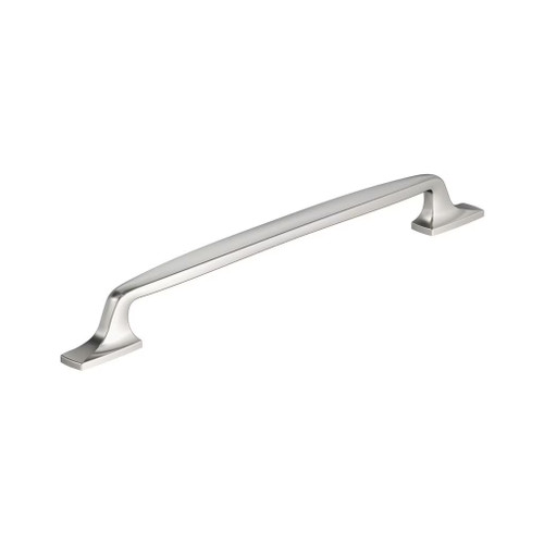 Amerock Hardware - Highland Ridge 10-1/16 inch (256mm) Center-to-Center Pull is finished in Polished Nickel - BP55329PN