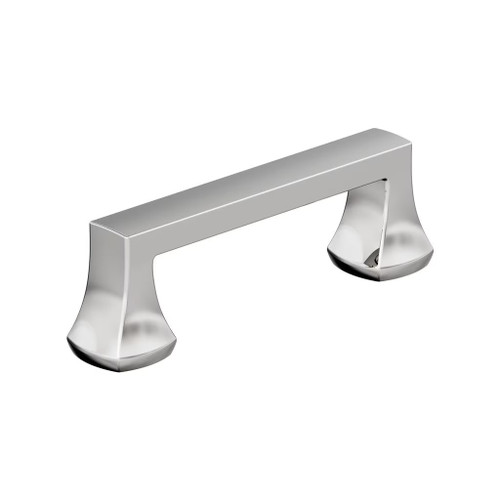 Amerock Hardware - Hybridize 3 inch (76mm) Center-to-Center Pull is finished in Polished Chrome - BP3706026