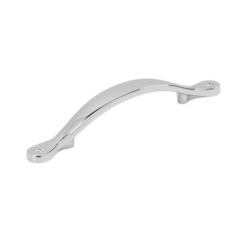 Amerock Hardware - Inspirations 3-3/4 inch (96mm) Center-to-Center Pull is finished in Polished Chrome - BP158726